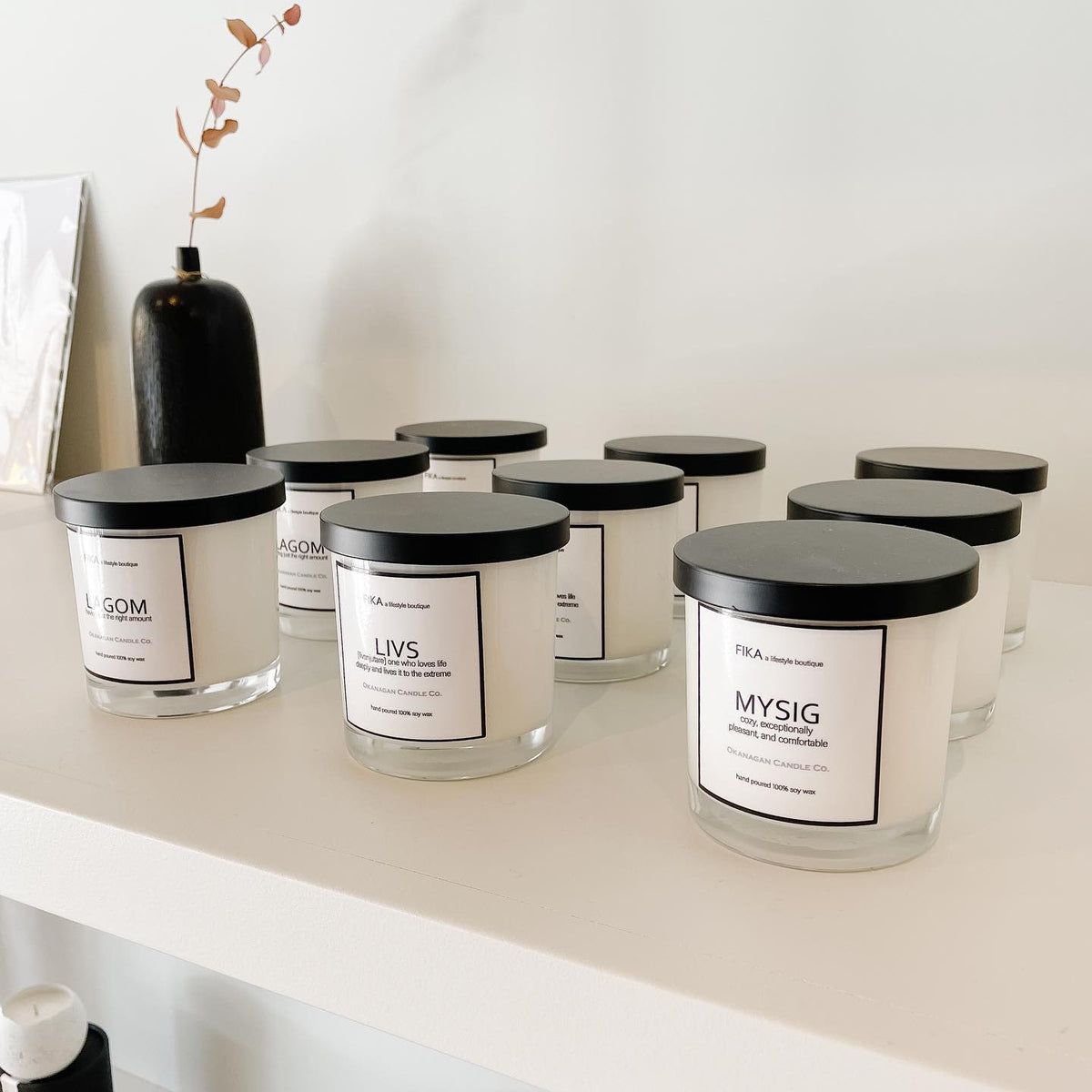 Hand Poured Soy Candles by Okanagan Candle Co